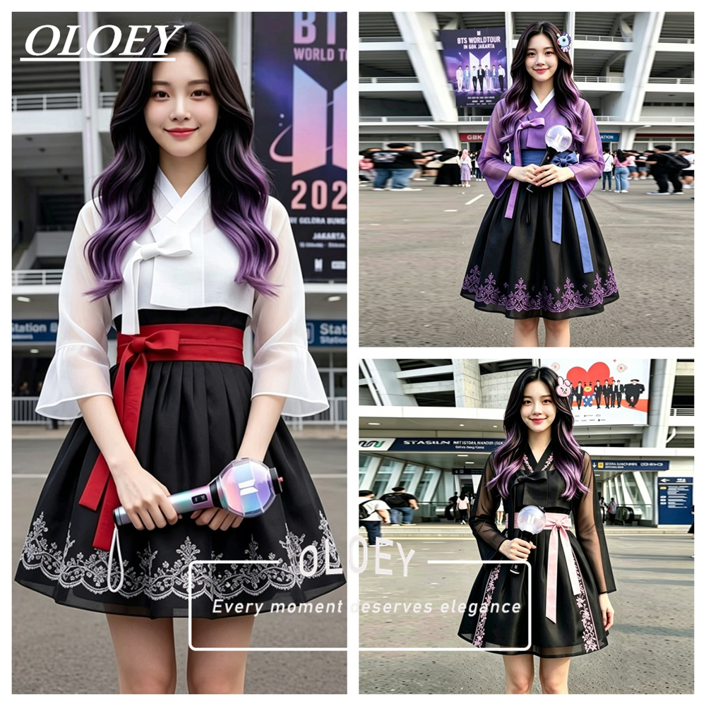 OLOEY Modern Appliques Short C - Modern Korean Lifestyle ulasan dan harga